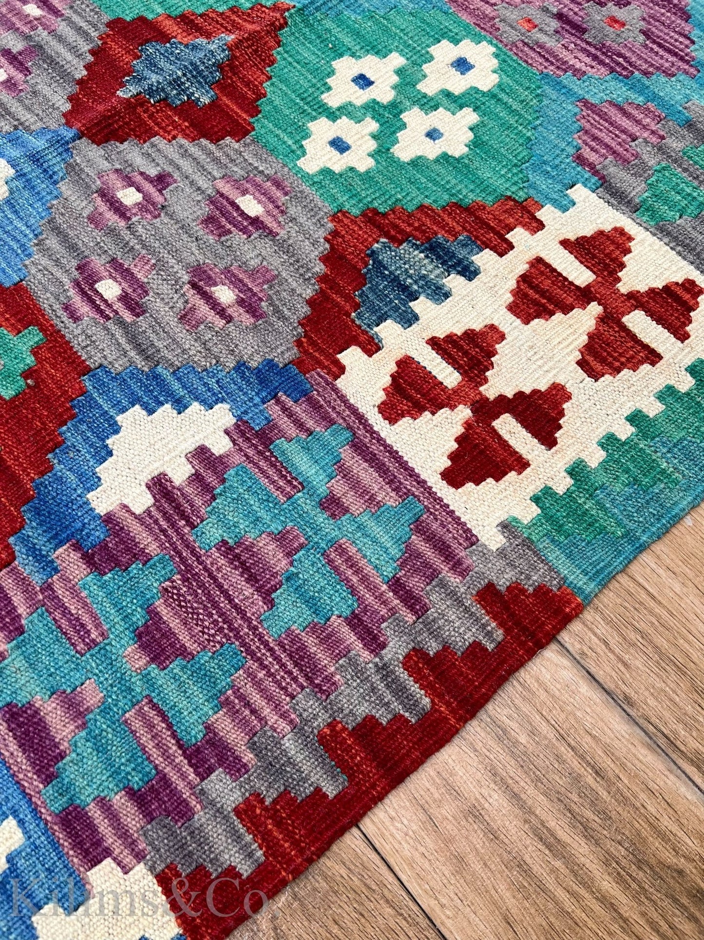 Coral Reef Kilim 3ftx5ft